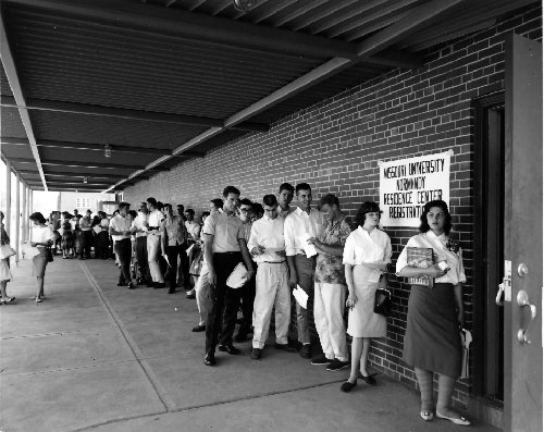 Registration line