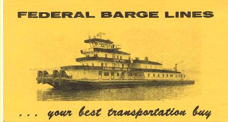(Image: Federal Barge Lines Yellow Poster)