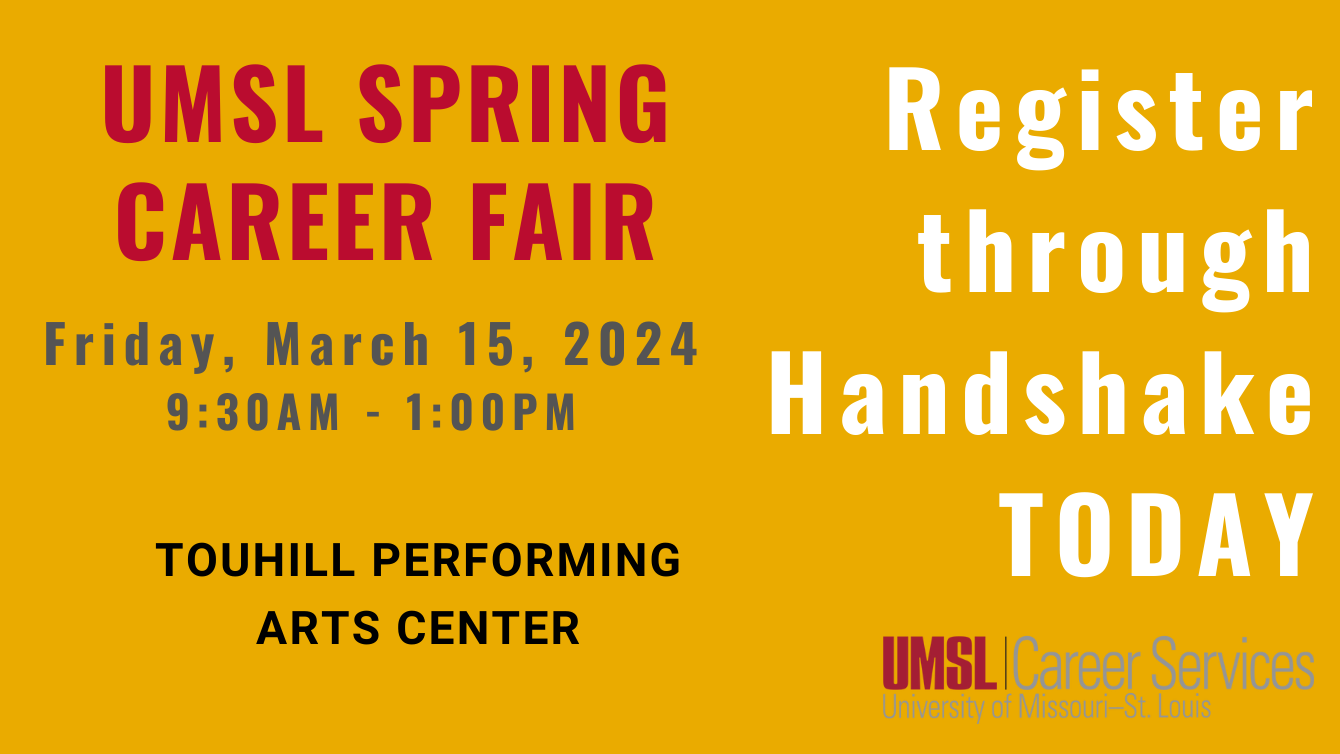 UMSL Spring Career Fair March 15, 2024