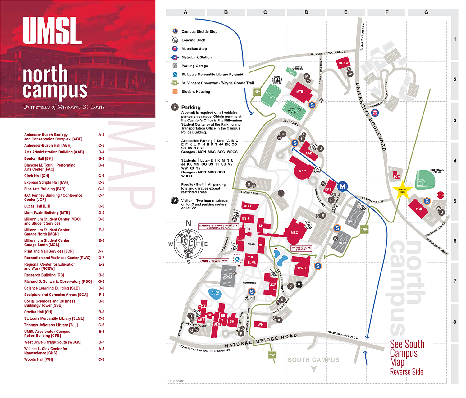 North Campus Map