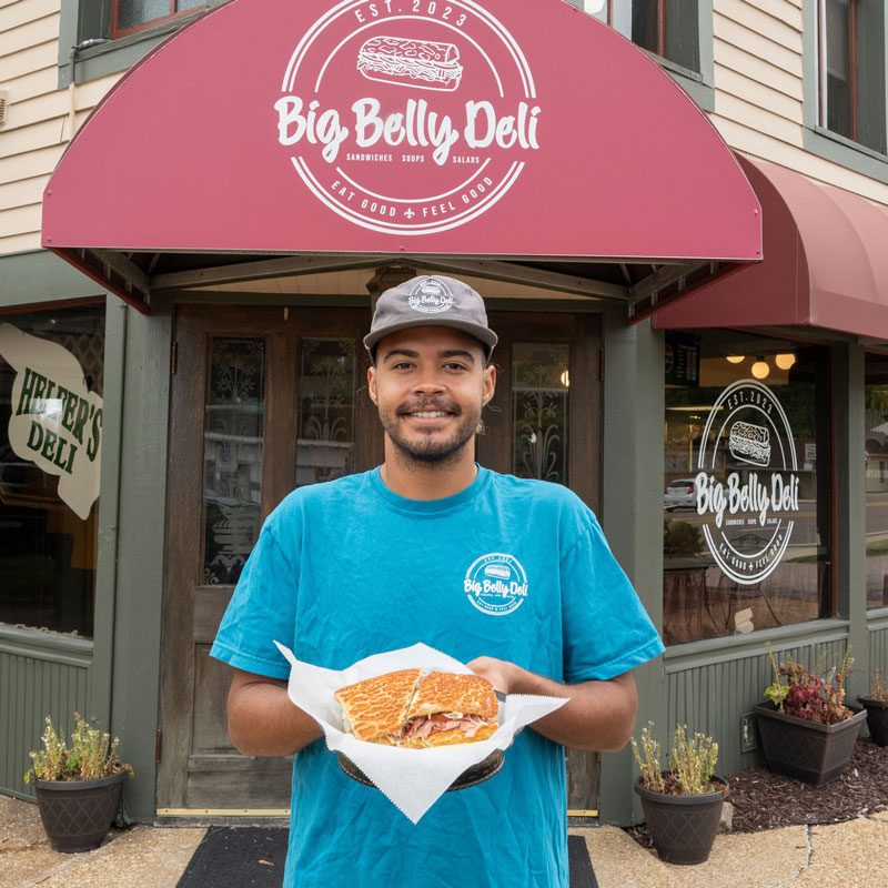 Nick Boyd, co-owner of Big Belly Deli