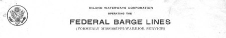 (Image: Federal Barge Lines Letterhead)