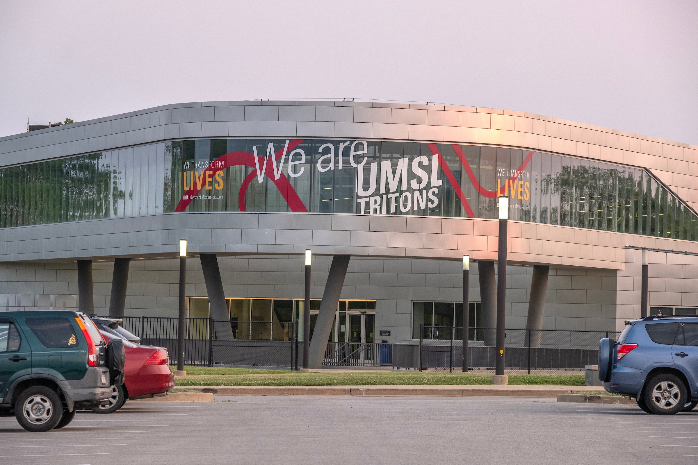 Outside of the Rec Center