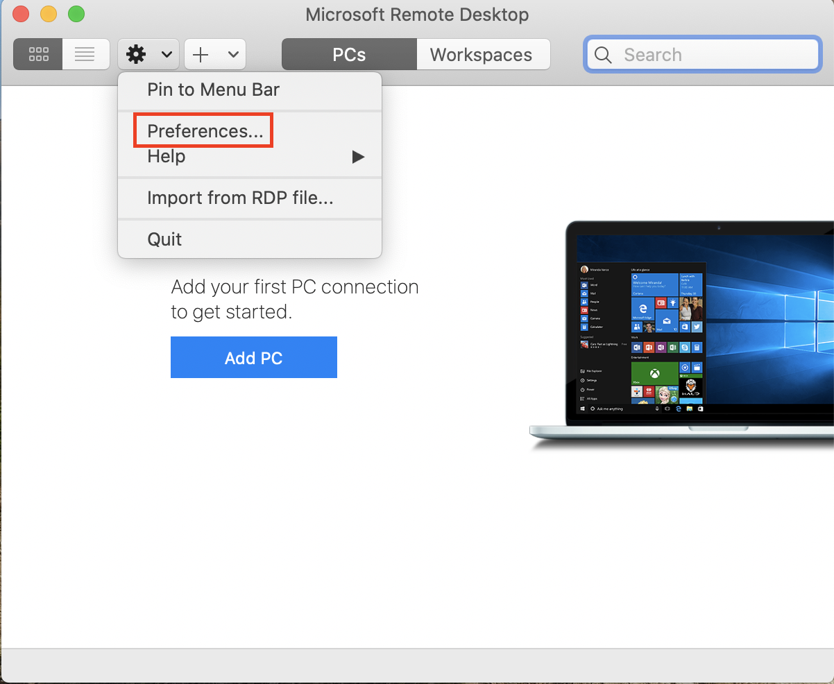 using microsoft remote desktop connection for mac