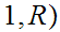 $\QTR{Large}{1,R)}$